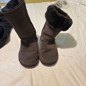UGG Chocolate Suede Boots